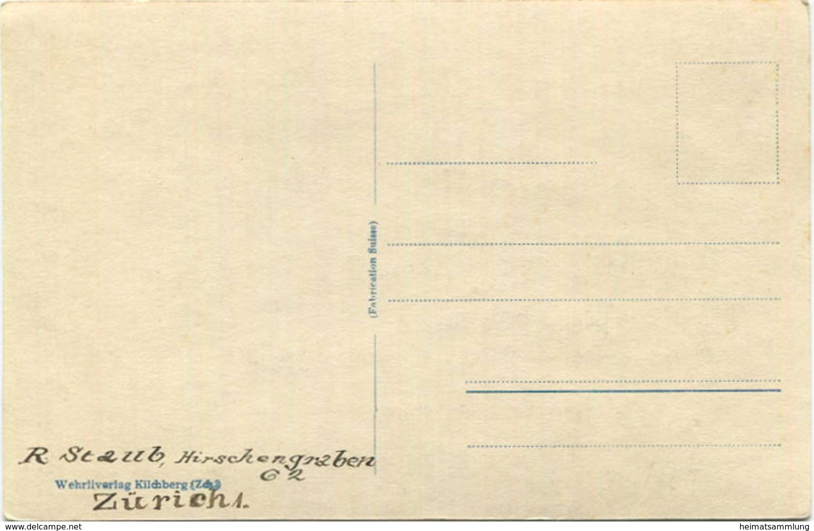 Zürich - Bahnhofsquartier - Foto-AK 30er Jahre - Wehrliverlag Kilchberg - Kilchberg