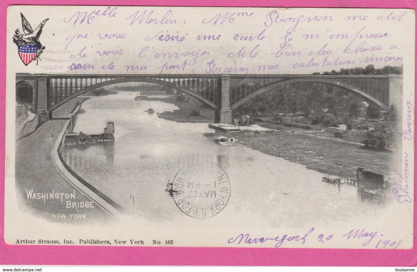 17 / 7 / 258  -    WASHINGTON  BRIDGE   NEW  YORK - Ponts & Tunnels