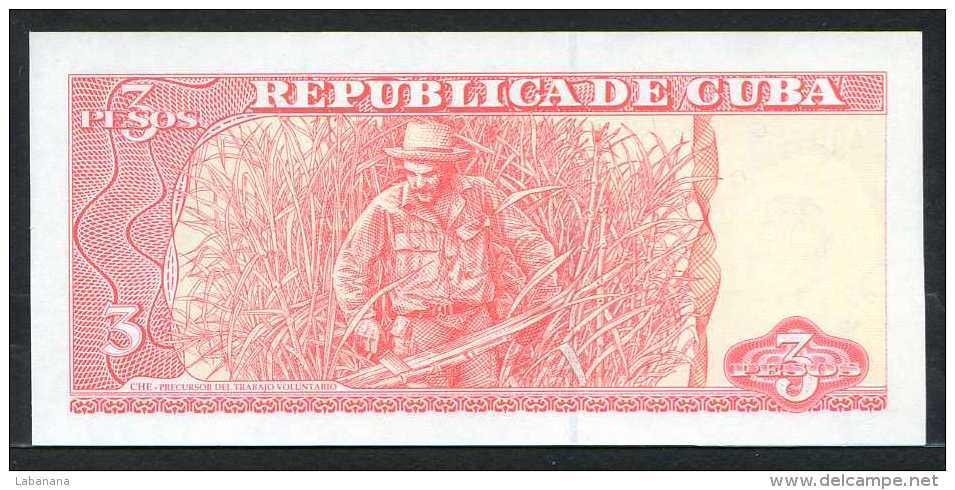 355-Cuba Billet De 3 Pesos 2004 FA-28 Che Guevara Neuf - Cuba