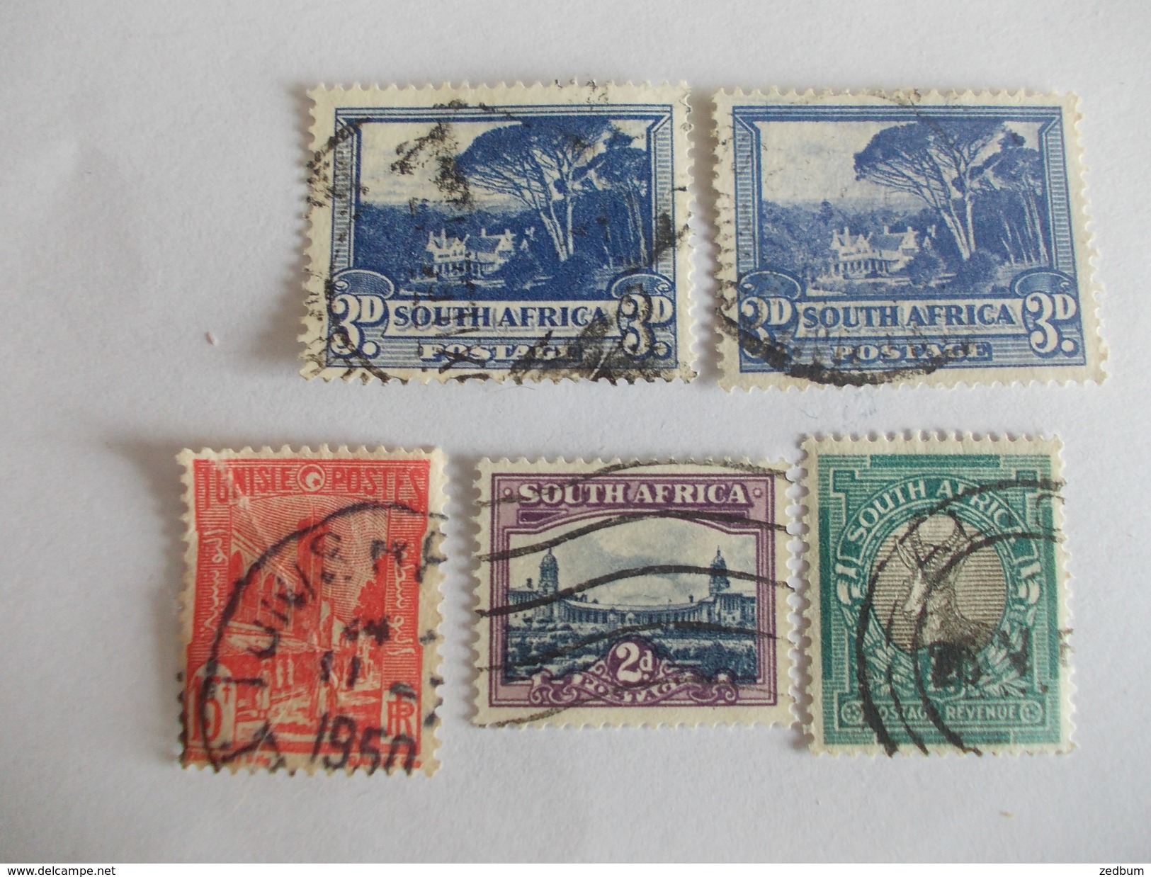 TIMBRE Afrique Du Sud 16 31 62 Et Tunisie 293a Valeur Mini 2.70 &euro; - Ohne Zuordnung