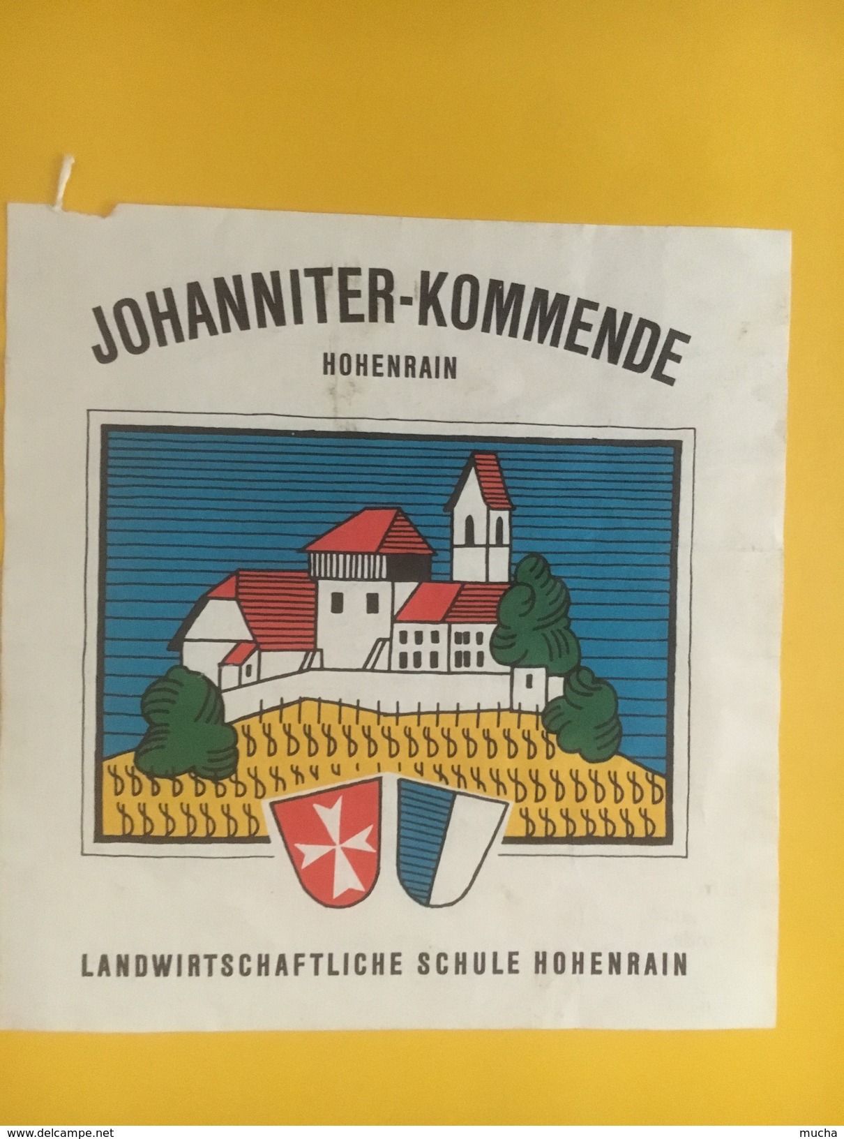 4481 - Johanniter-Kommende Landwirtschaft Schule Ecole D'agriculture Hohenrain Lucerne Suisse - Autres & Non Classés
