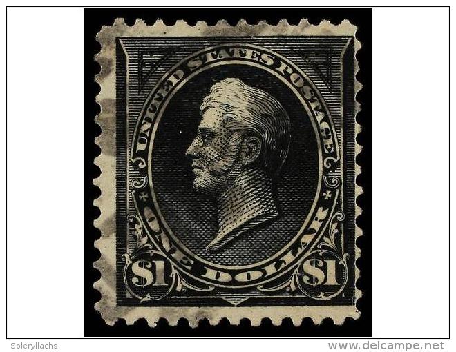 &deg; ESTADOS UNIDOS. Sc.261A. 1895. 1 Dollar Black, Normal Centering. Scott.825$. - Autres & Non Classés