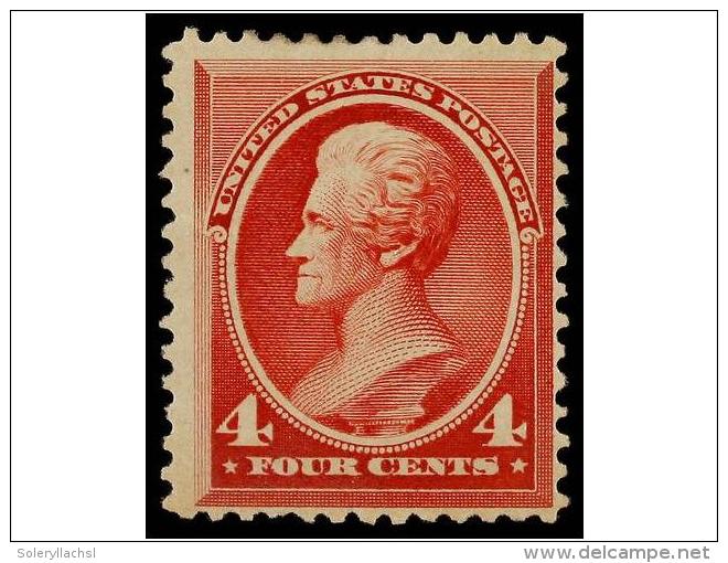 * ESTADOS UNIDOS. Sc.215. 1888. 4 Cents. Carmine, Normal Centering, Original Gum. FINE. Scott.225$. - Autres & Non Classés