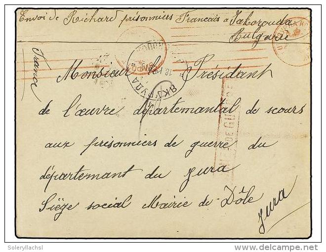 BULGARIA. 1916 (June 6). Letter From PHILIPPOLI To SEURRE. Date Stamped At Philippoli. Censor Mark Of... - Autres & Non Classés