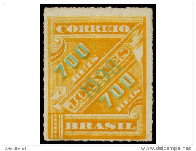 * BRASIL. Sc.126a. 1898. 700 Reis S. 700 Reis Amarillo ERROR En Vez De 1.000. MAGN&Iacute;FICO Y... - Autres & Non Classés