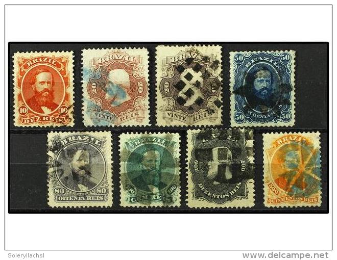 &deg; BRASIL. Sc.53/60. 1866. SERIE Completa. MUY BONITOS. - Other & Unclassified