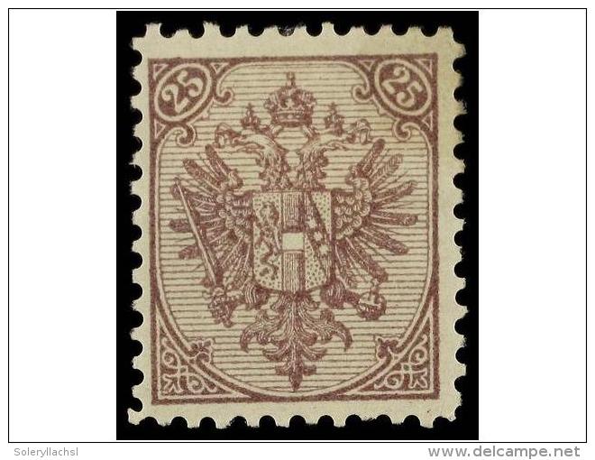 * BOSNIA-HERZEGOVINA. Fe.9Ib. 1879. 25 Kr. Dull Violet, Perf. 10 1/2. Fresh And Fine.... - Otros & Sin Clasificación