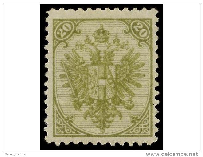 * BOSNIA-HERZEGOVINA. Fe.8I. 1879. 15 Kr. Yellow Green, Perf. 11 1/2. Fresh And Fine.... - Autres & Non Classés