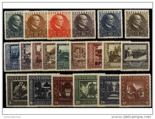 * AUSTRIA. Yv.304/12, 368/73. 1923-30. SERIES Completas. Yvert.150&euro;. - Other & Unclassified