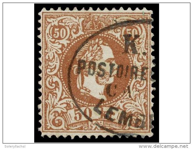 &deg; AUSTRIA. Mi.41I. 1867. 50 Kr. Brown, Fine Used. Michel.150&euro;. - Autres & Non Classés
