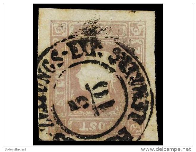 &deg; AUSTRIA. Mi.17. 1858. 1,05 Kr. Lilac. LEMBERG Cancel. Cert. F. PUSCHMANN. Michel.400&euro;. - Other & Unclassified
