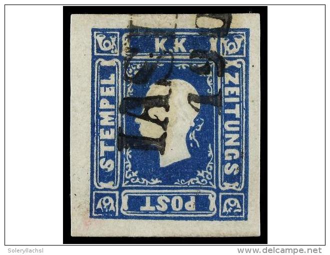 &deg; AUSTRIA. Mi.16. 1858. 1,05 Kr. Blue, Large Margins. VERY FINE. Michel.700&euro;. - Sonstige & Ohne Zuordnung