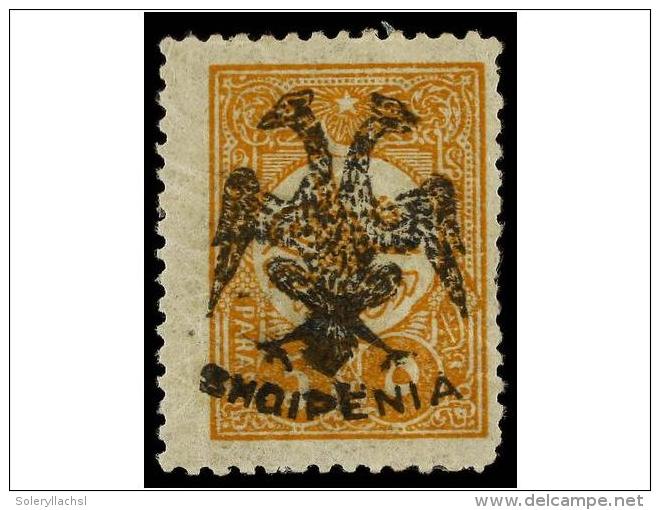 * ALBANIA. Yv.2. 1913. 5 Pa. Bistre. Original Gum. Yvert.480&euro;. - Other & Unclassified