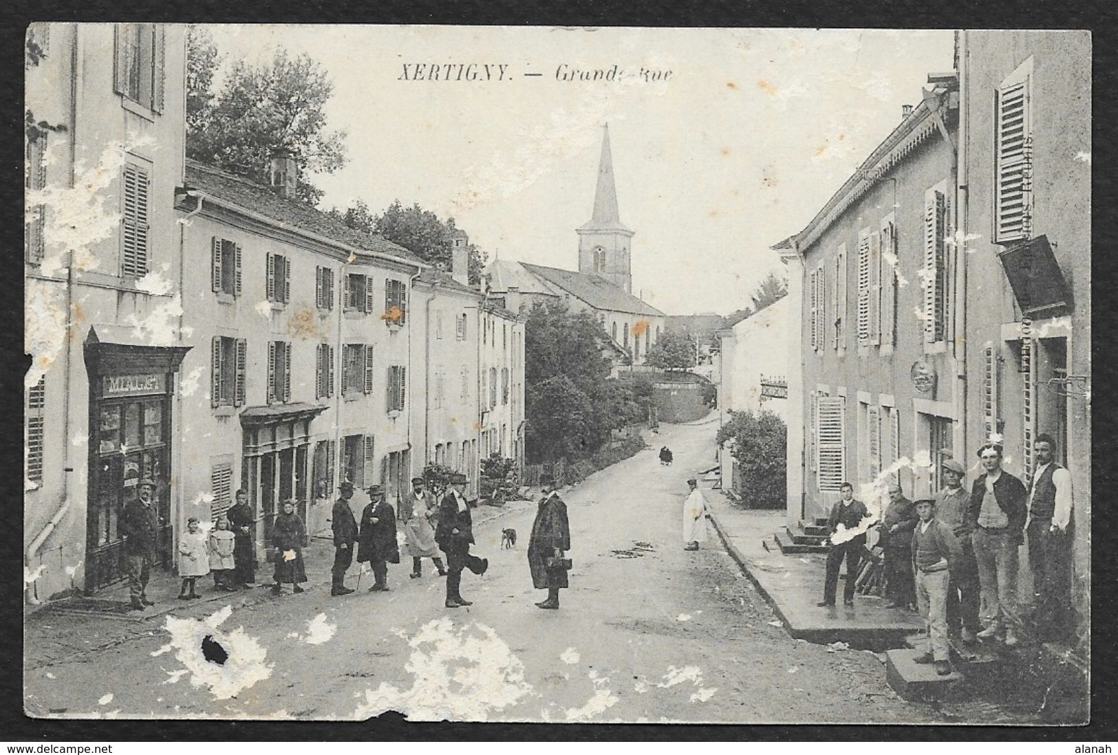 XERTIGNY Rare Grande Rue () Vosges (88) - Xertigny