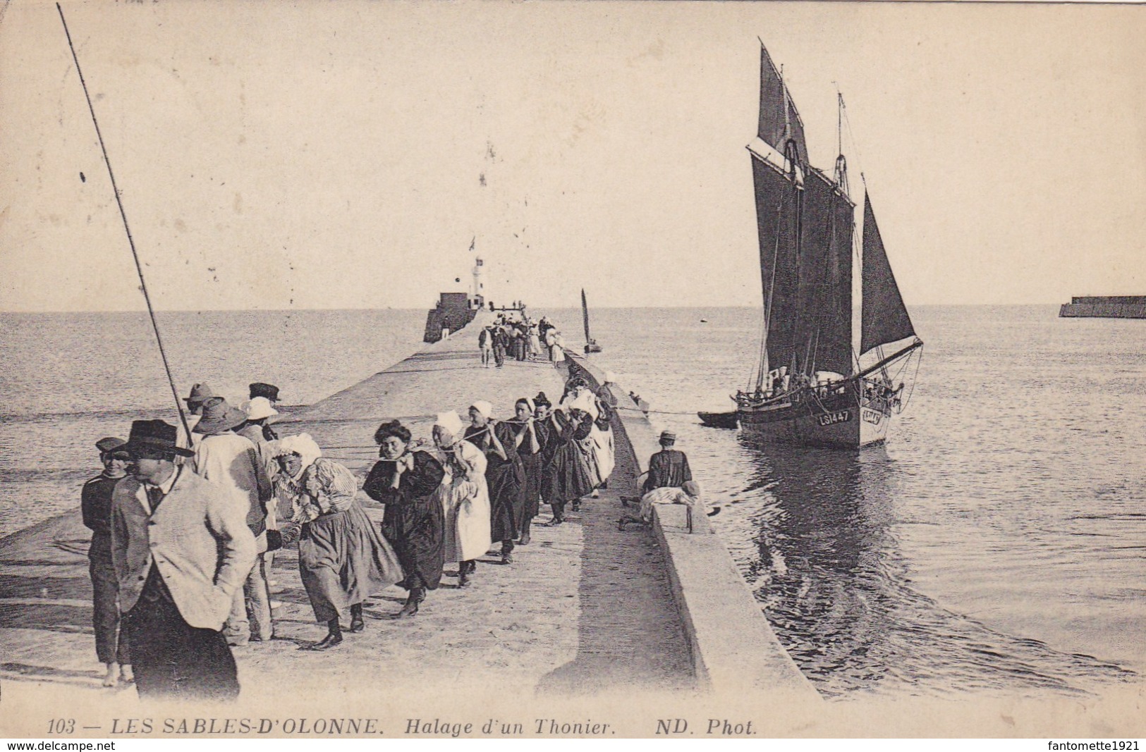 HALAGE D'UN THONIER/LES SABLES D'OLONNE (dil310) - Sables D'Olonne