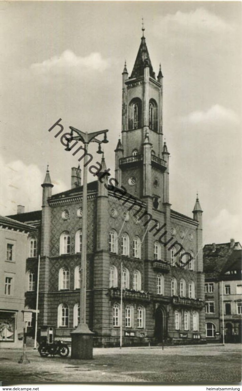 Kamenz - Rathaus - Foto-AK 50er Jahre - Verlag VEB Volkskunstverlag Reichenbach - Kamenz