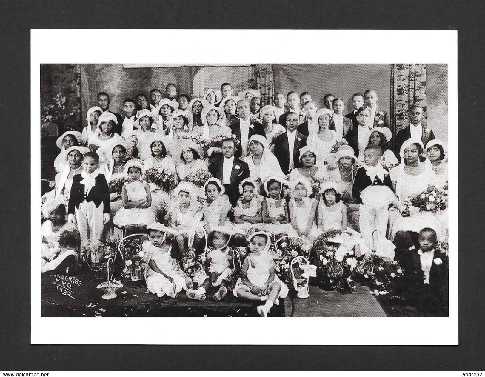 COUPLES - THE WEDDING PARTY 1932 - 6½ X 4¾ Po - 16½ X 12 Cm - PHOTO JAMES VAN DER ZEE - Couples