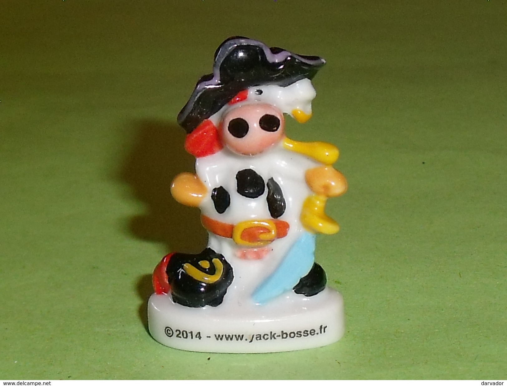Fèves / Fève / Animaux : Yack-bosse  2014 , Vache , Pirate   T103 - Animaux