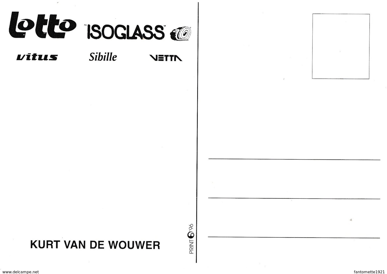 KURT VAN DE WOUWER (dil310) - Cyclisme