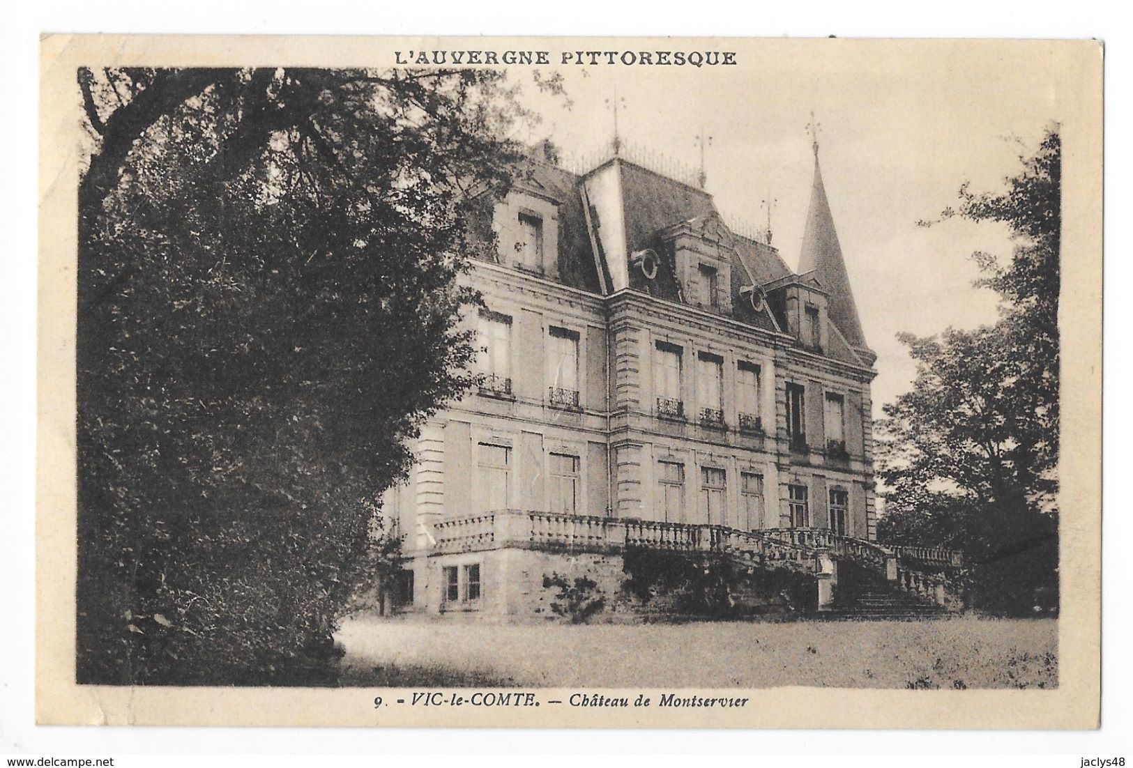 VIC-LE-COMTE  (cpa 63)  Château De Montservier  -    - L 1 - Vic Le Comte