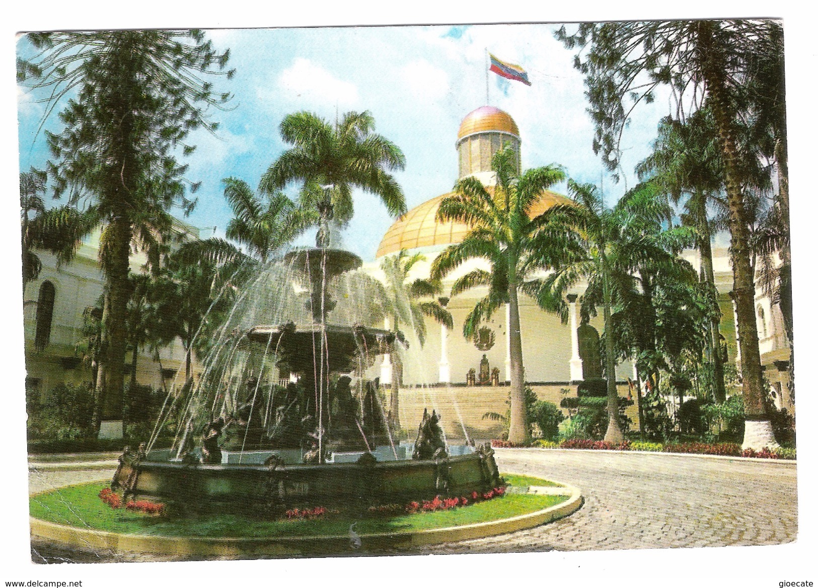 JARDINES DEL CAPITOLIO NATIONAL - CARACAS - VIAGGIATA 1970  - (504) - Venezuela