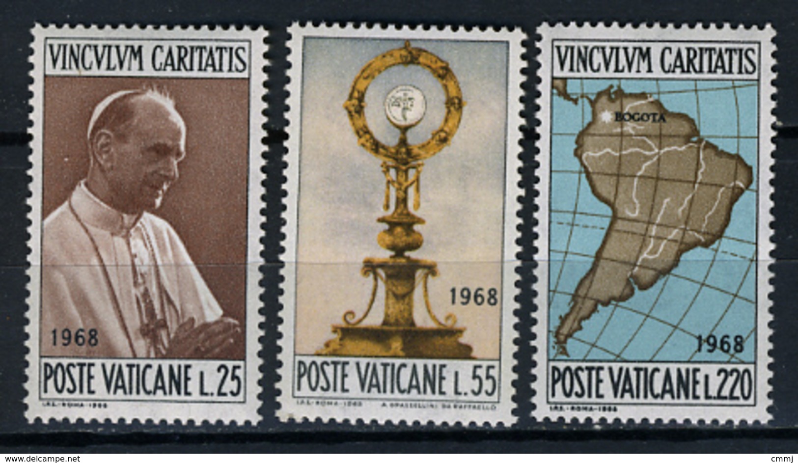 1968 - VATICANO - VATIKAN - Sass. 461/463 - MNH - Stamps Mint - - Unused Stamps