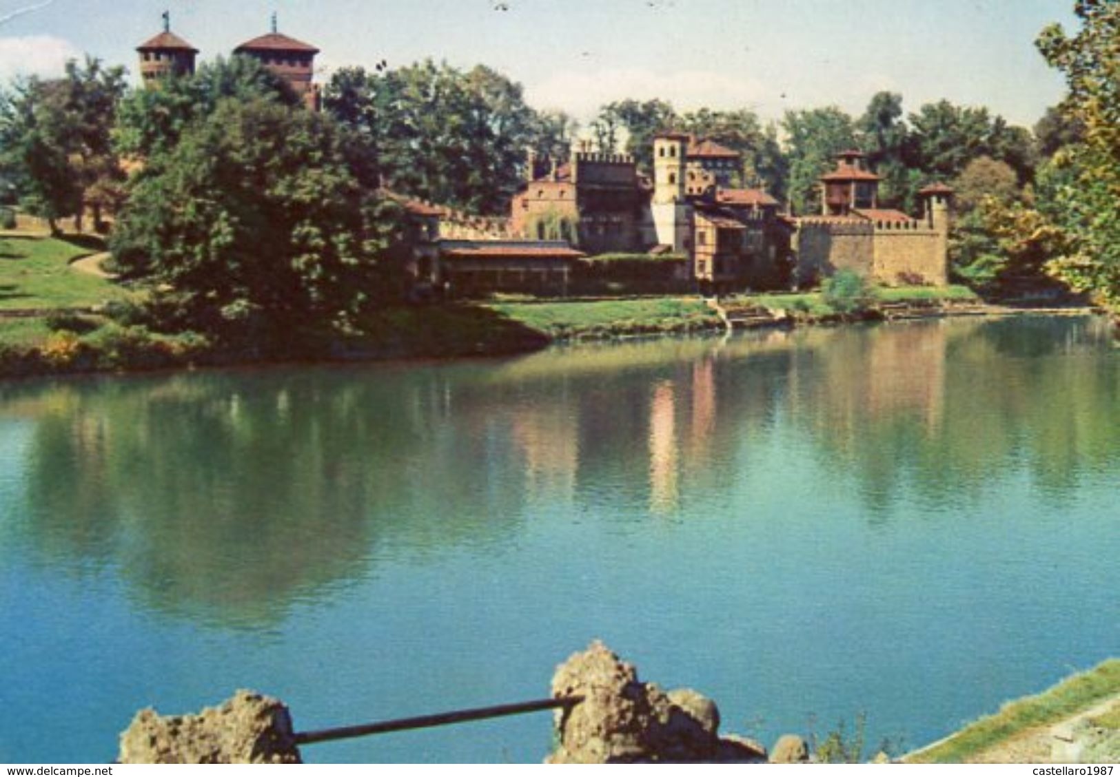 TORINO - Il Fiume Po E Castello Medioevale - Fiume Po