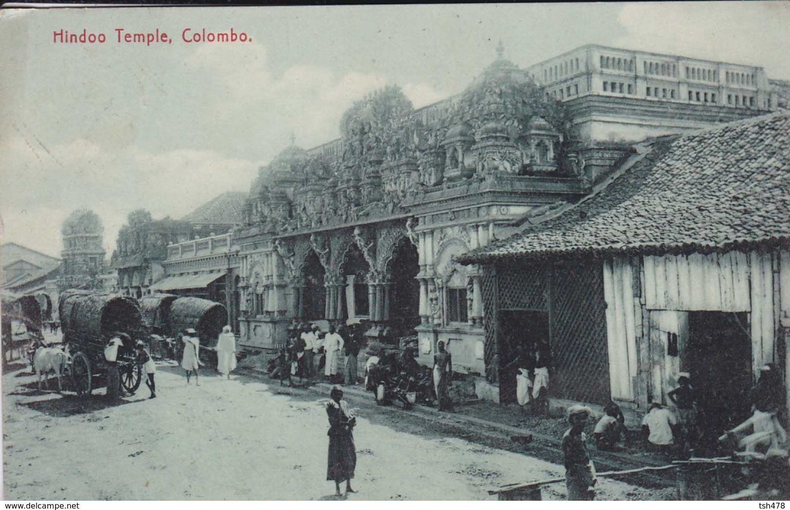 SRI LANKA---COLOMBO--hindoo Temple---voir 2 Scans - Sri Lanka (Ceylon)