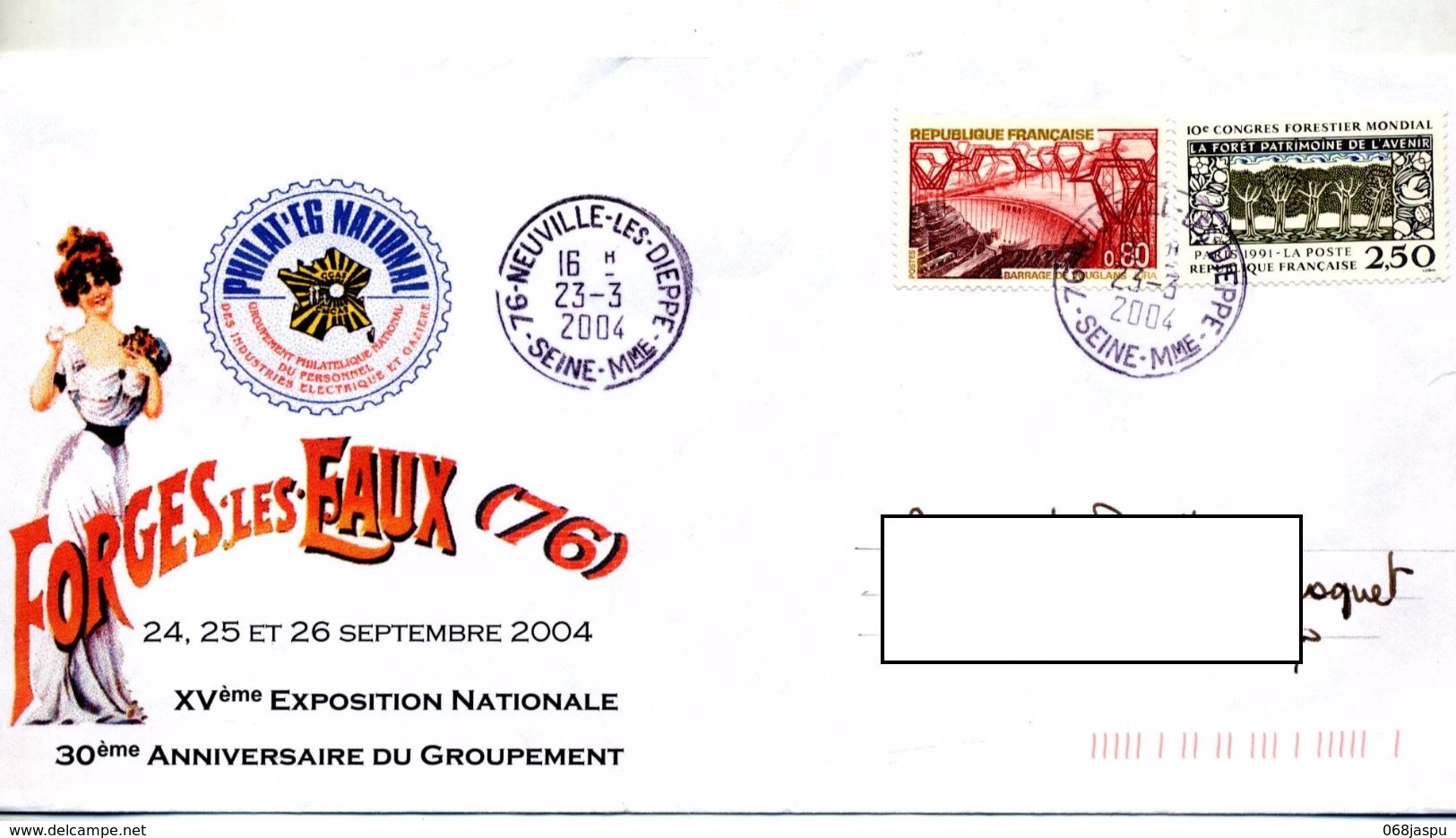 Lettre Cachet Neuville Les Dieppe - Handstempel