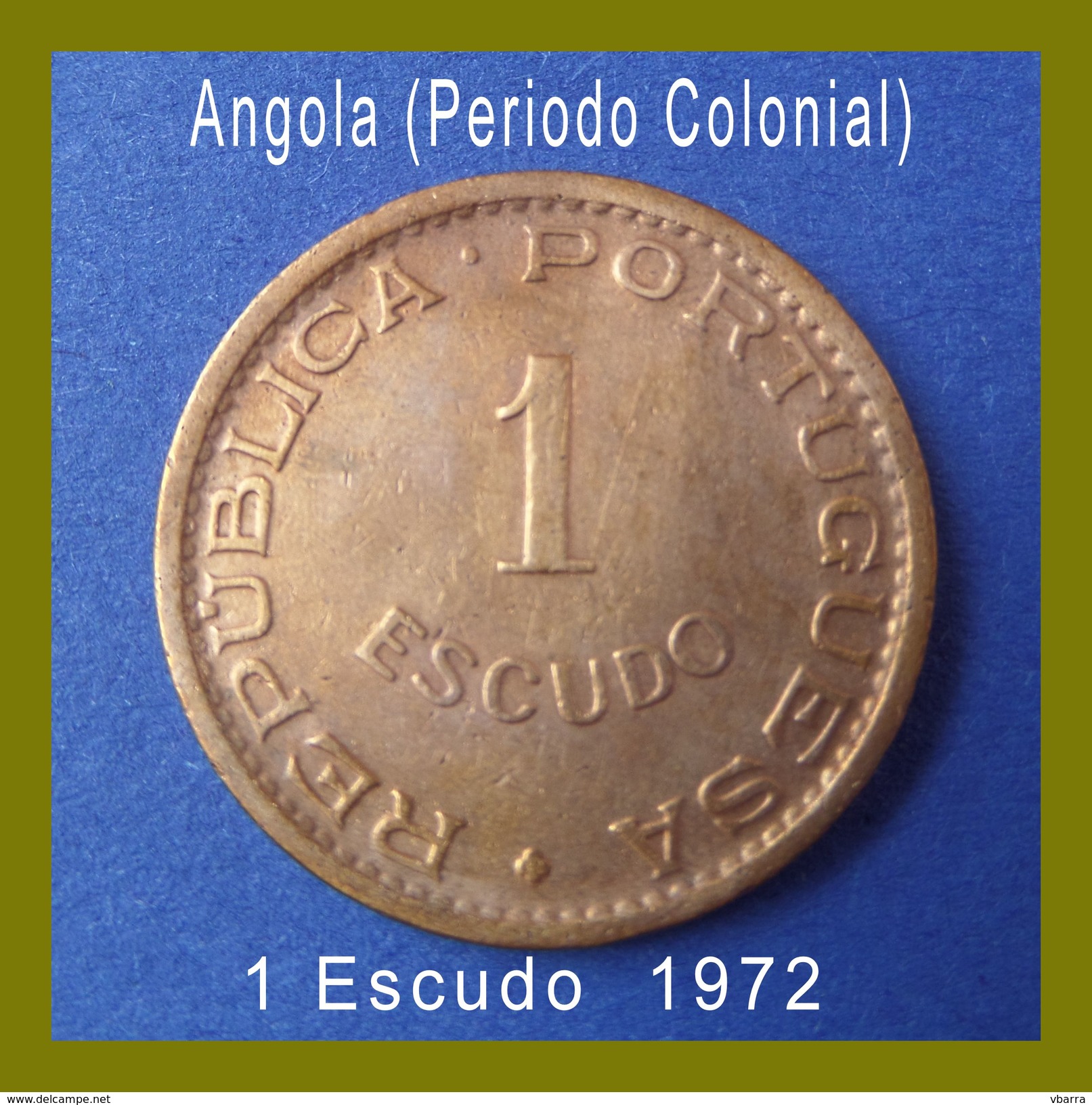 Angola Coins 1 Escudo 1972 - Angola