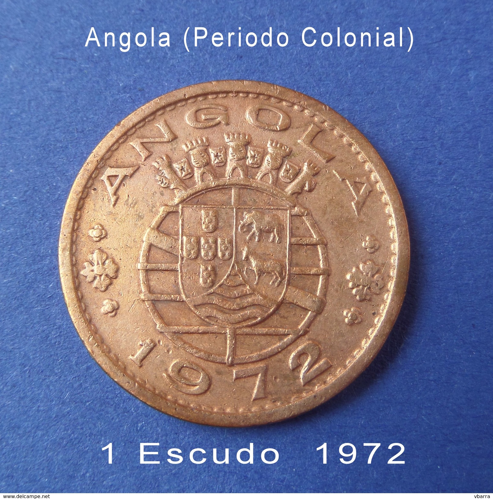 Angola Coins 1 Escudo 1972 - Angola