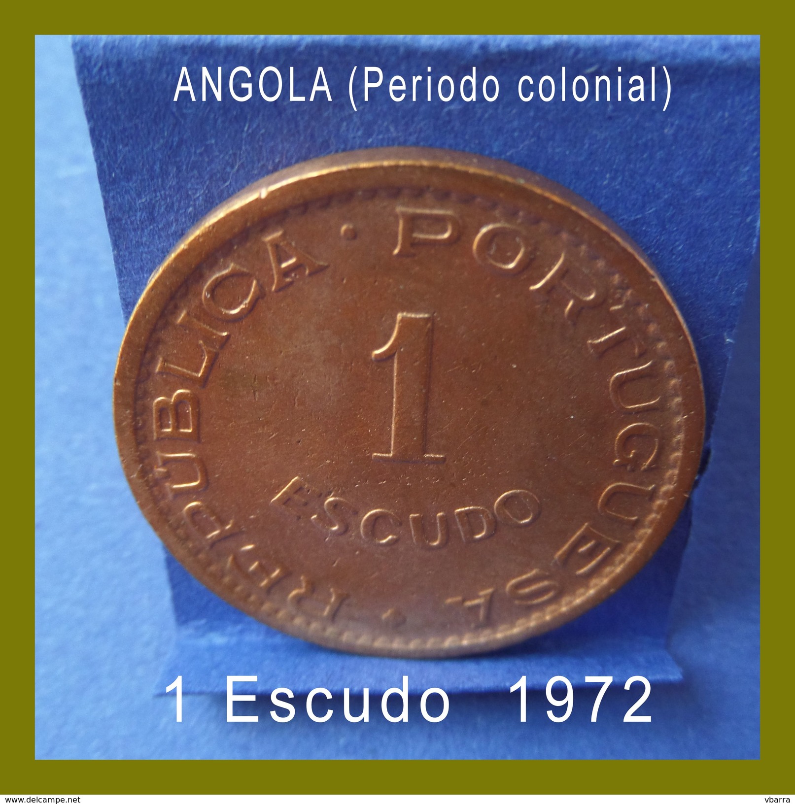 Angola Coins 1 Escudo 1972 - Angola