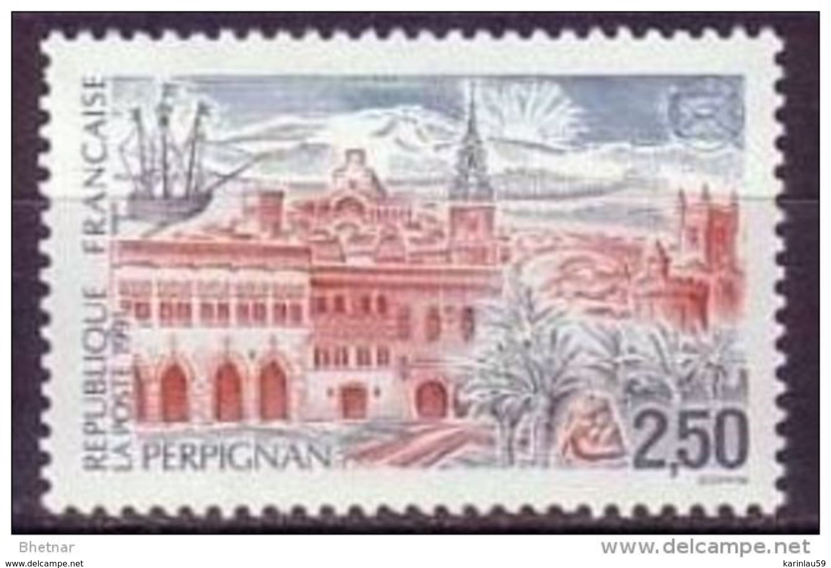 Timbre France Yt 2698 " Philatélie à Perpignan " 1991 Neuf - Unused Stamps