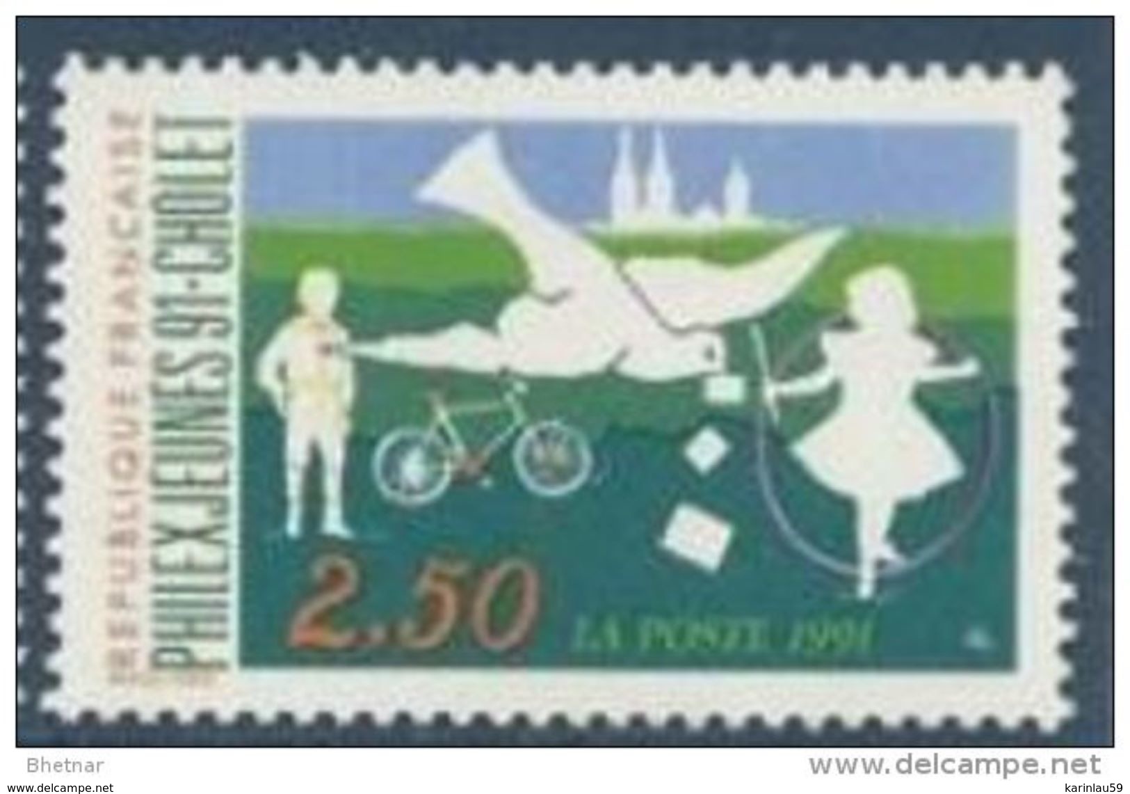 Timbre France Yt 2690 " Philexjeunes 91-Cholet " 1991 Neuf - Unused Stamps