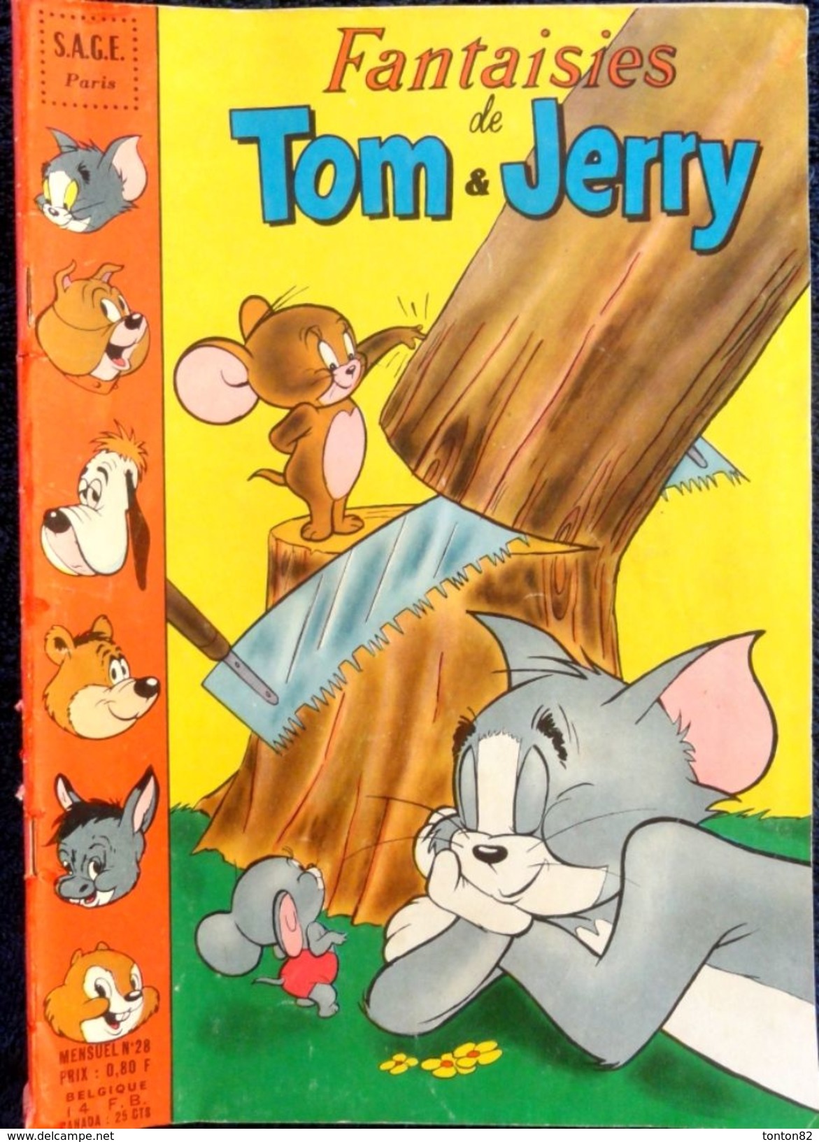 TOM & JERRY - Mensuel N° 28 - ( 1963 ) . - Sonstige & Ohne Zuordnung