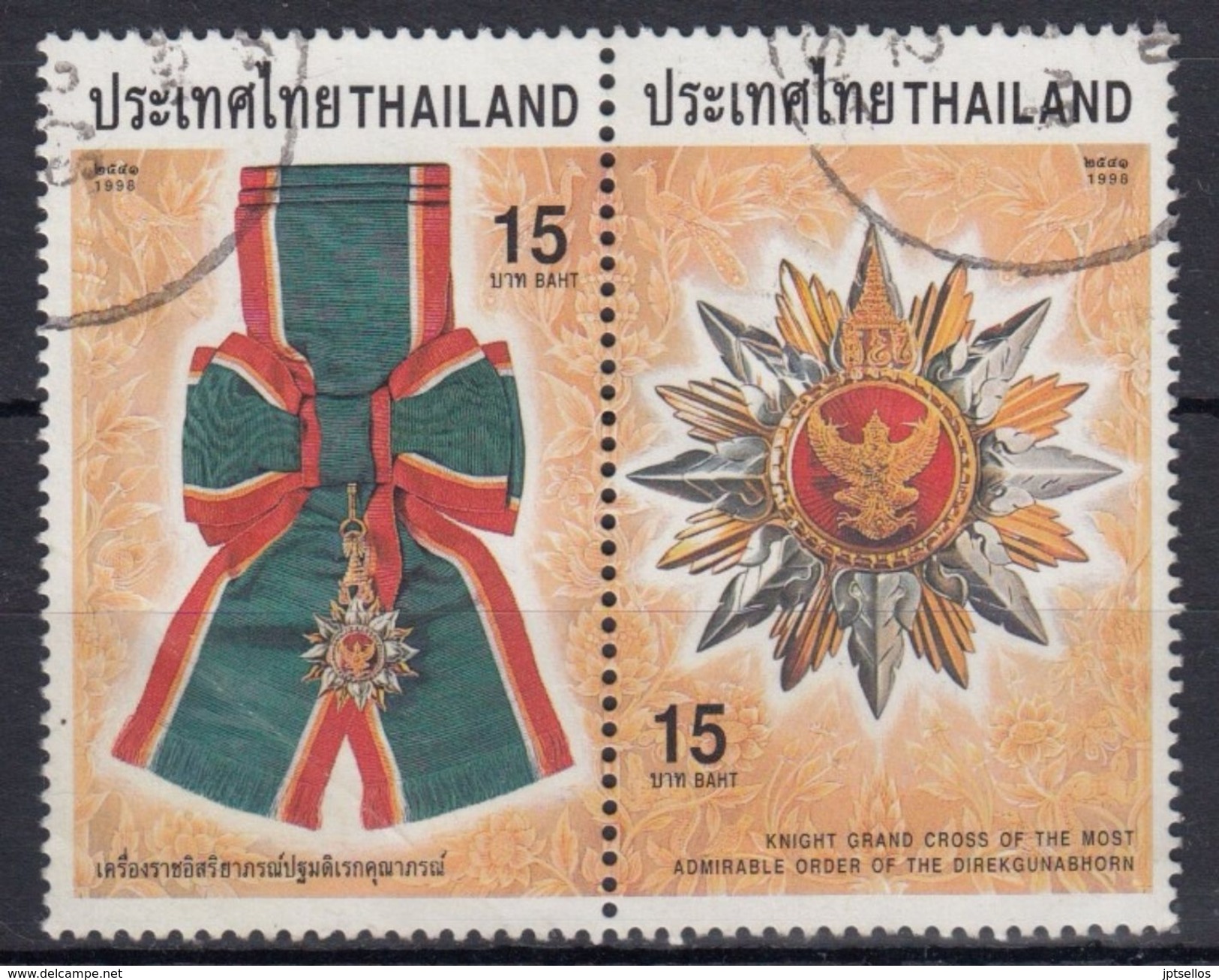 TAILANDIA 1998 Nº 1833/34 USADO - Tailandia