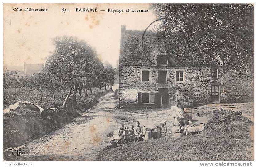 Paramé      35         Paysage Et Laveuses     (voir Scan) - Parame