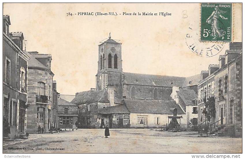 Pipriac   35        Place De La Mairie          (voir Scan) - Other & Unclassified