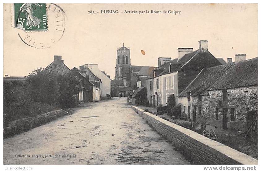 Pipriac   35        Arrivée Par La Route De Guipry          (voir Scan) - Autres & Non Classés