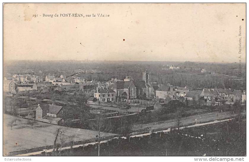 Pont Réan      35        Vue Du Bourg         (voir Scan) - Autres & Non Classés