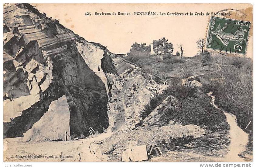 Pont Réan      35        Les Carrières De St Samson  Et La Croix        (voir Scan) - Autres & Non Classés