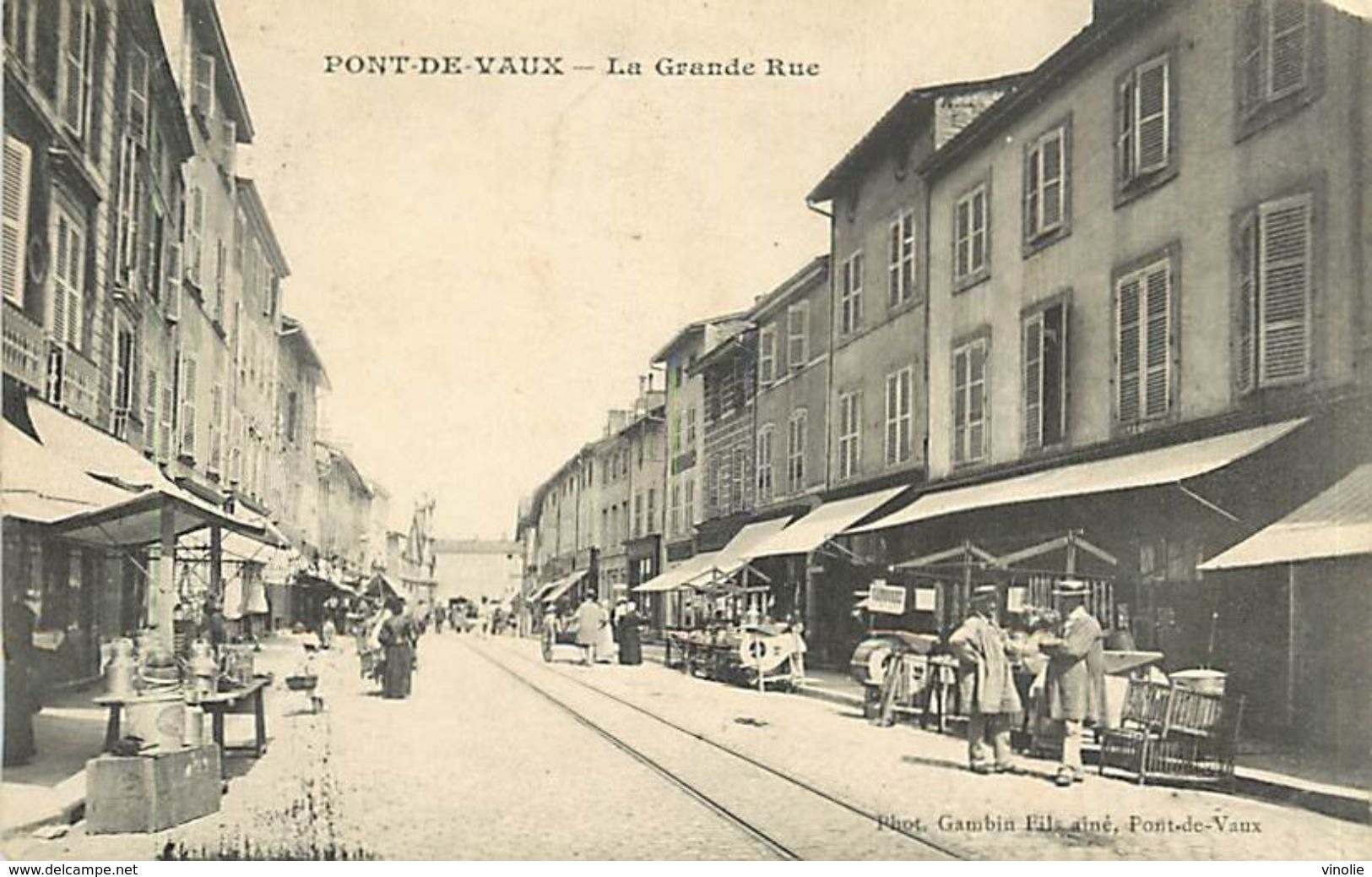 A-17. 7743  :   LIGNE DE CHEMIN DE FER. PONT-DE-VAUX - Pont-de-Vaux