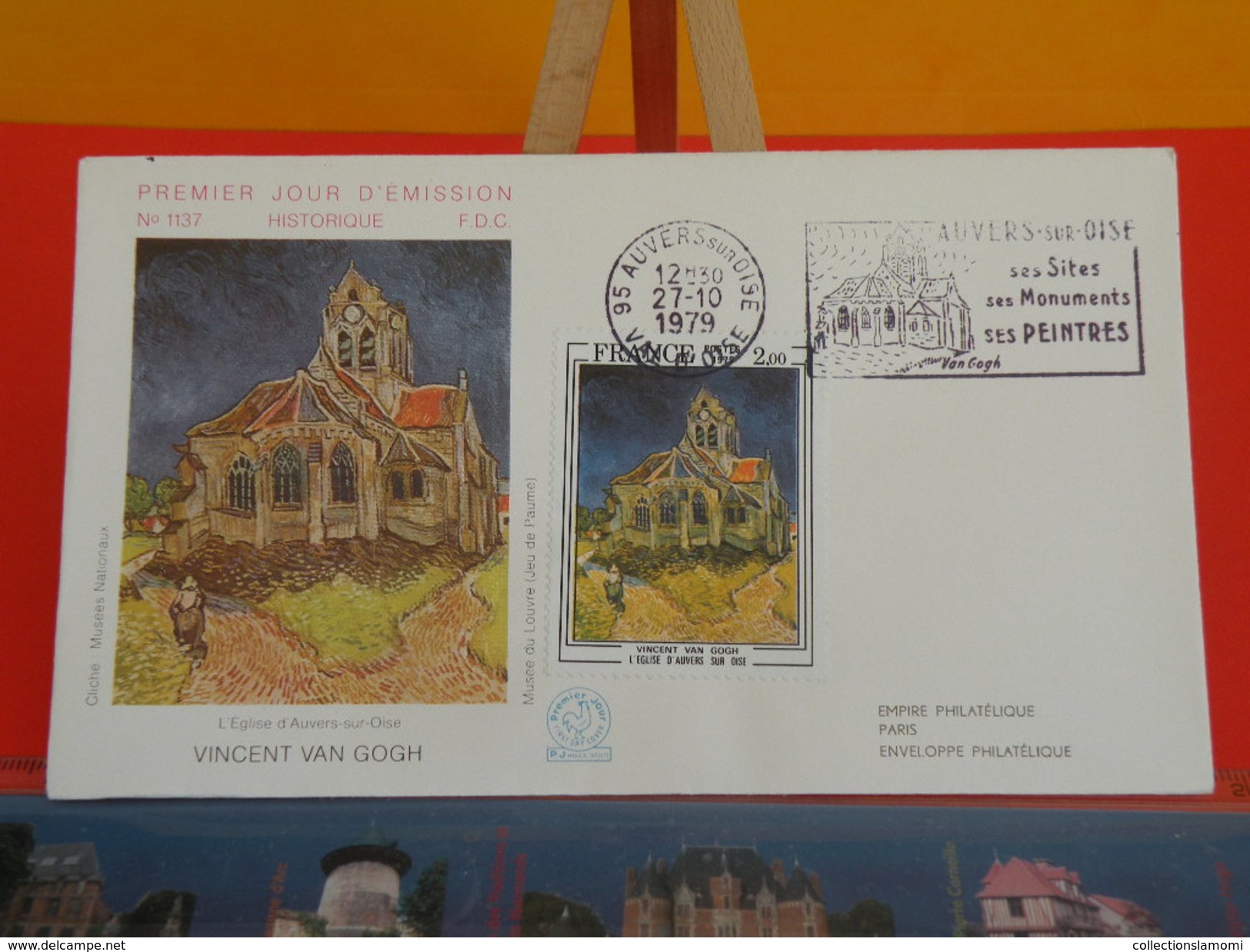 Coté 11&euro; - Vincent Van Gogh, L'église - 27.10.1979 - 95 Auvers Sur Oise - FDC 1er Jour & Flamme - 1970-1979