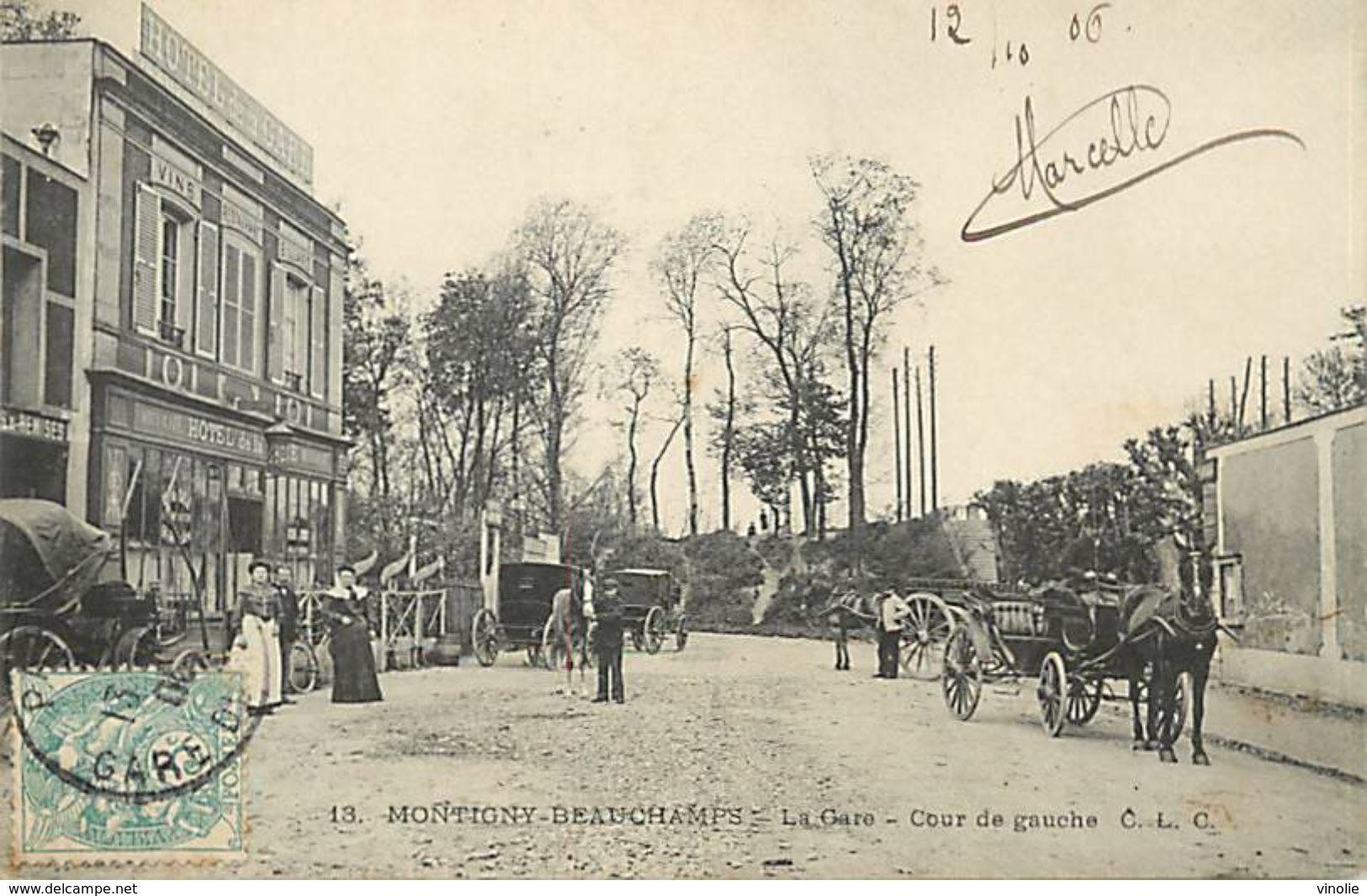 A-17. 7799 :  LIGNE DE CHEMIN DE FER. GARE. MONTIGNY BEAUCHAMPS - Montigny Les Cormeilles