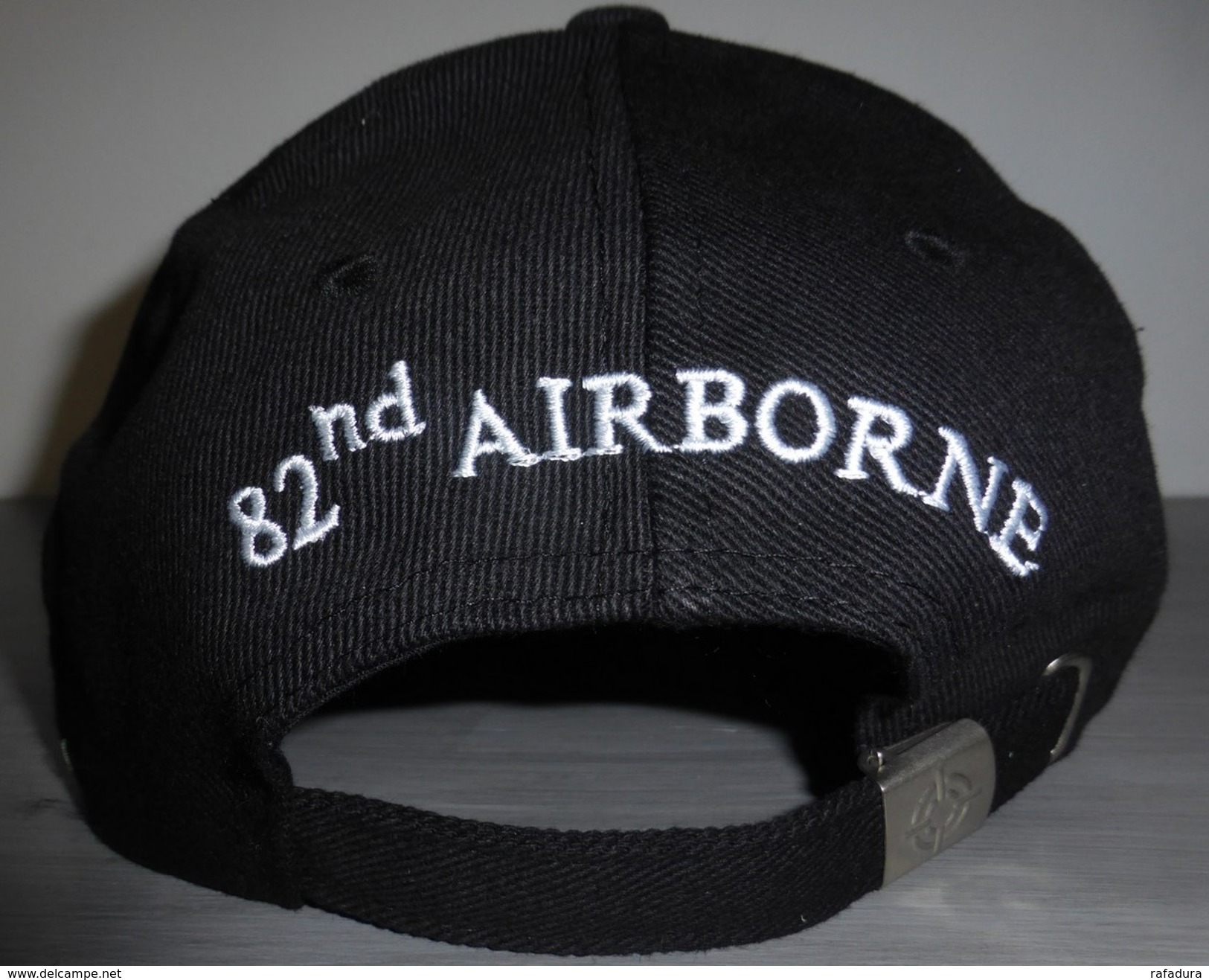 Casquette Noire AIRBORNE 82 Nd ALL AMERICAN Paratrooper JEEP CAP US VO - Helme & Hauben