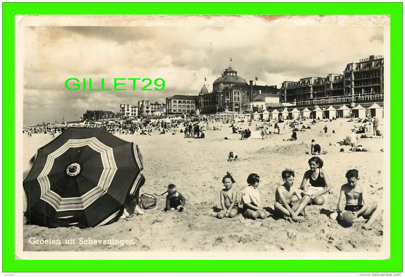 Scheveningen, NETHERLAND  - GRAVENHAGE - DEEN HAGG -  UIT SCHEVENINGEN - ANIMATED - TRAVEL IN 1952 - - Scheveningen