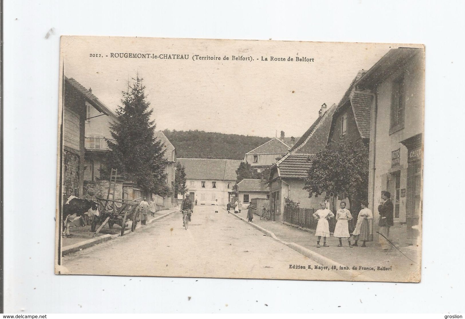 ROUGEMONT LE CHATEAU (TERRITOIRE DE BELFORT) 2012 LA ROUTE DE BELFORT (ANIMATION) 1918 - Rougemont-le-Château