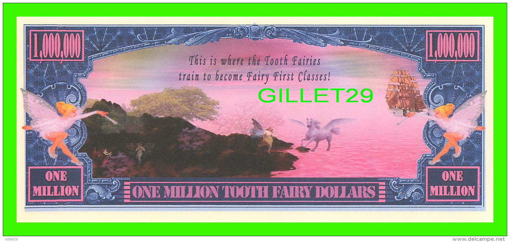 BILLETS - ONE MILLION DOLLARS, THE UNITED STATES OF AMERICA - DREAMING OF THE TOOTH FAIRY - - Autres & Non Classés