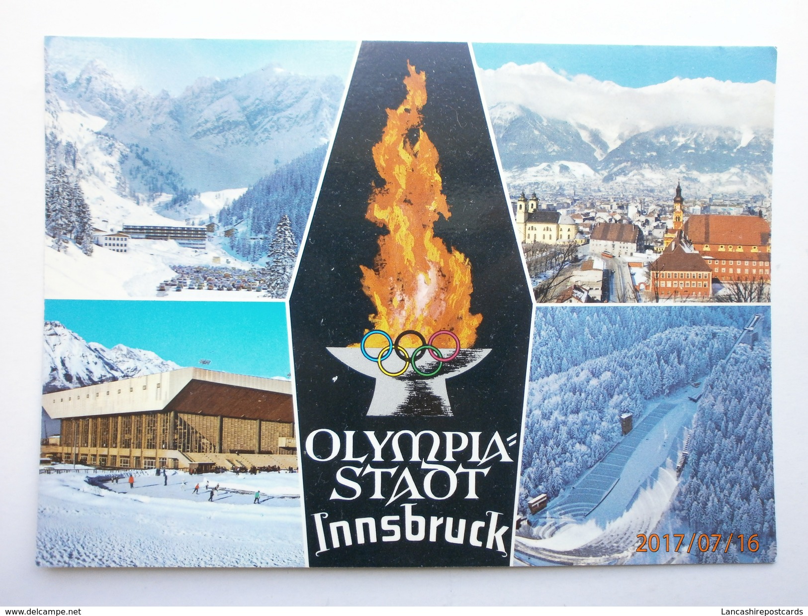 Postcard Olympia Stadt Innsbruck Winter Olympics 1976 ? Olympic Games Interest My Ref B21523 - Olympic Games