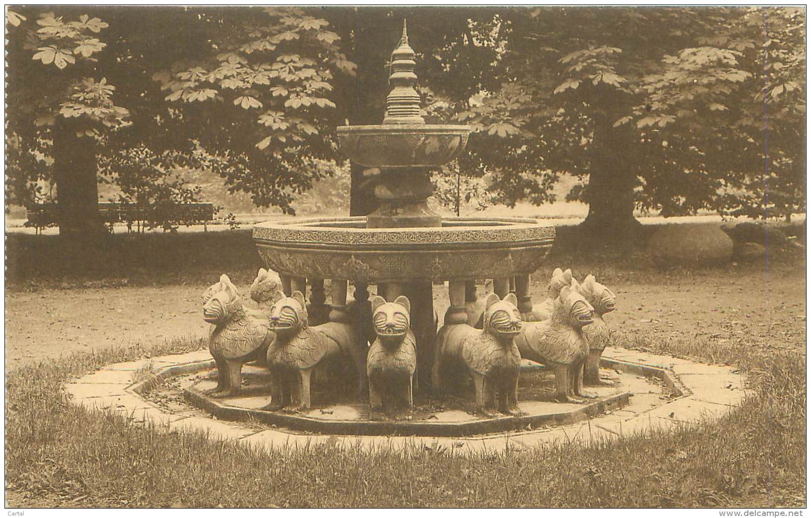 Parc De Mariemont - Reproduction De La Fontaine Aux Lions De L'Alhambra De Grenade - Morlanwelz